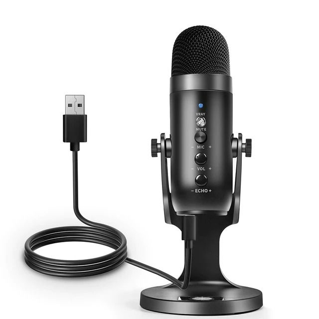 Quality Universal USB Microphone for PC: Clear and professional sound!